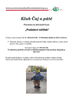 Klub aje o pt - Podzimn sktek