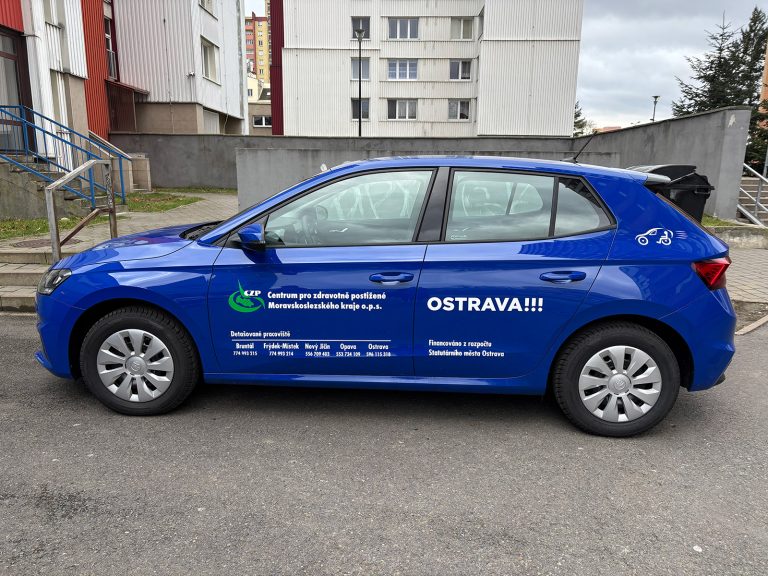 Poděkování Statutárnímu městu Ostrava za poskytnutí finanční dotace