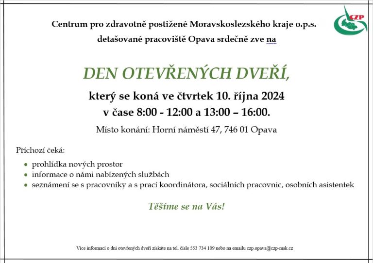 Den otevřených dveří v Opavě