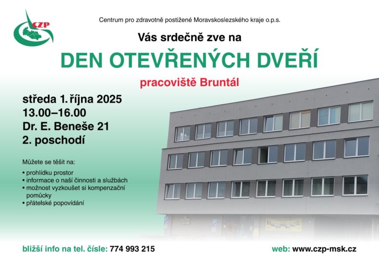 Den otevřených dveří na detašovaném pracovišti v Bruntále