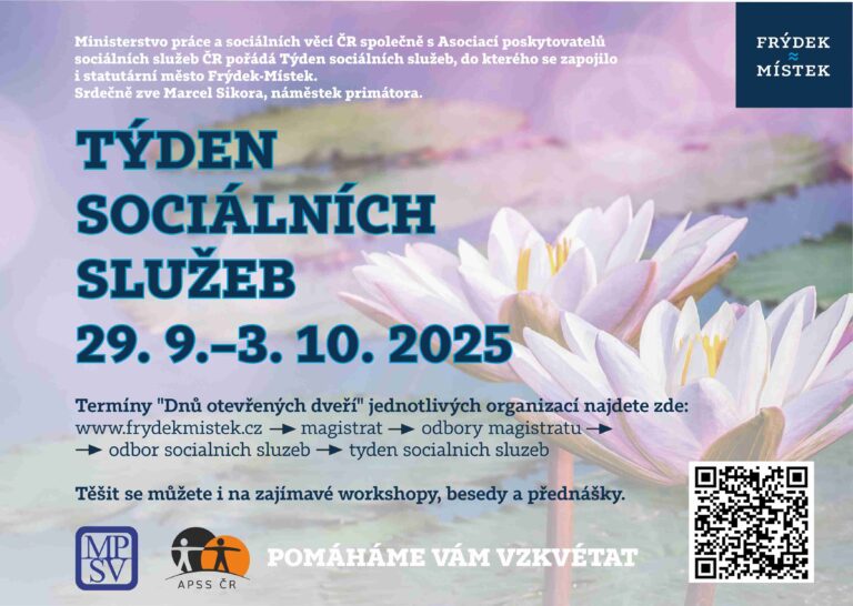 Statutární město Frýdek-Místek se zapojuje do Týdne sociálních služeb