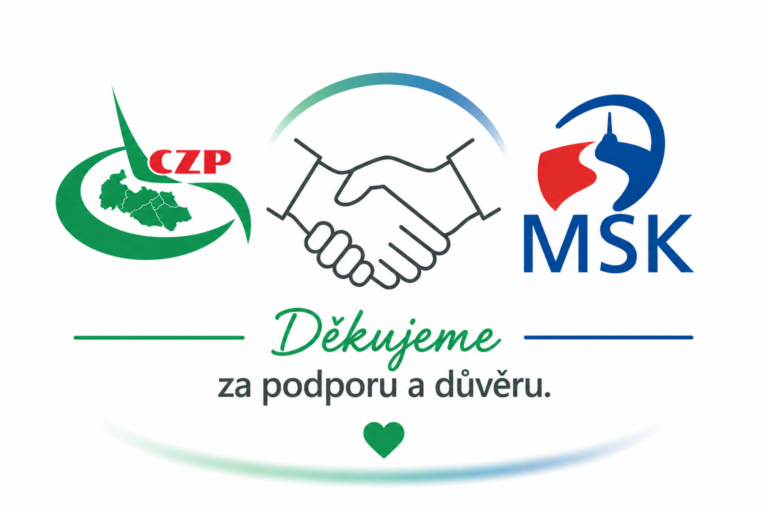 Poděkování Moravskoslezskému kraji za poskytnutí finanční dotace🫱🏻‍🫲🏽