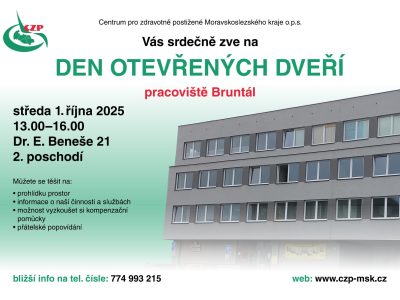 Den otevřených dveří na detašovaném pracovišti v Bruntále