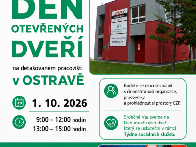Pozvánka: Den otevřených dveří na pracovišti v Ostravě