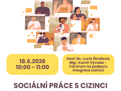 Pozvánka: Bezplatná online přednáška na téma „Sociální práce s&nbsp;cizinci“