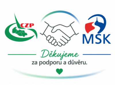 Poděkování Moravskoslezskému kraji za poskytnutí finanční dotace🫱🏻‍🫲🏻