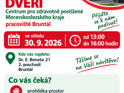 Pozvánka na Den otevřených dveří v&nbsp;Bruntále