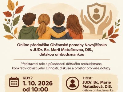 Zveme vás na online přednášku o&nbsp;právech dětí a&nbsp;roli dětského ombudsmana