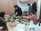 Sociálně-aktivizační činnosti - Čaj o páté - výroba adventních věnců